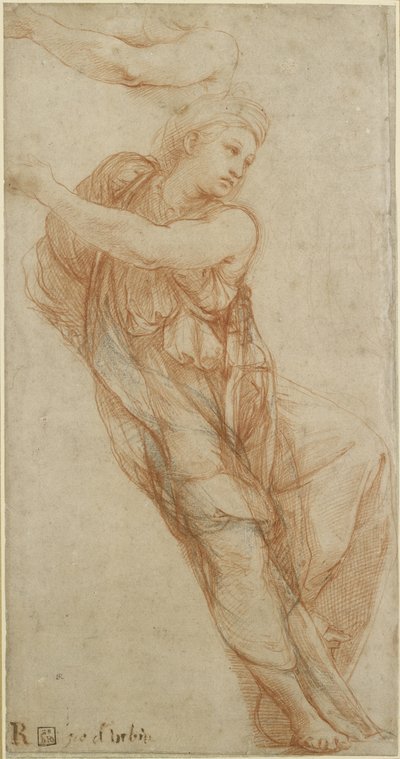 Die phrygische Sibylle, WA1846.203 von Raffaello Sanzio Raphael